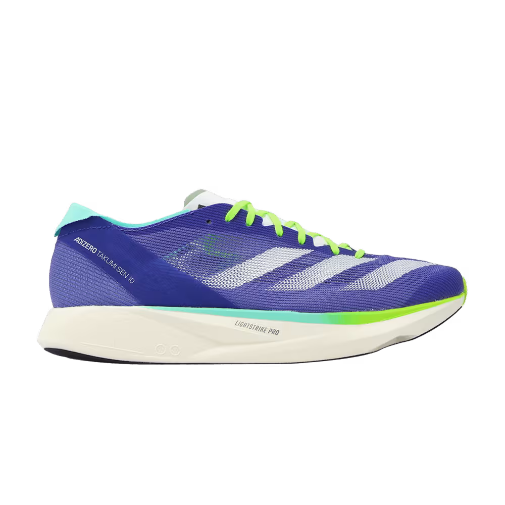 Adidas Adizero Takumi Sen 10 Cobalt Blue Lucid Lemon