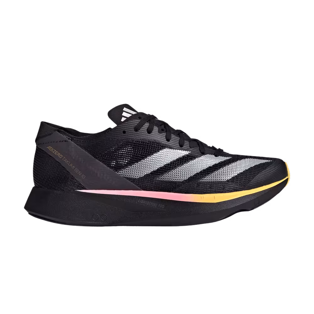 Adidas Women's Adizero Takumi Sen 10 Black Zero Metallic Spark