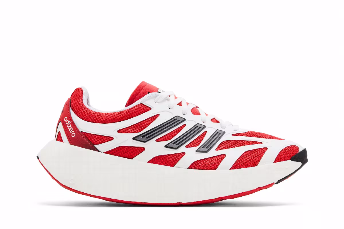 adidas Adizero Aruku White Pure Ruby, view 2