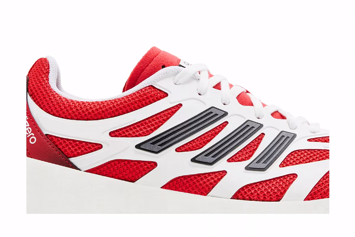 adidas Adizero Aruku White Pure Ruby, view 3