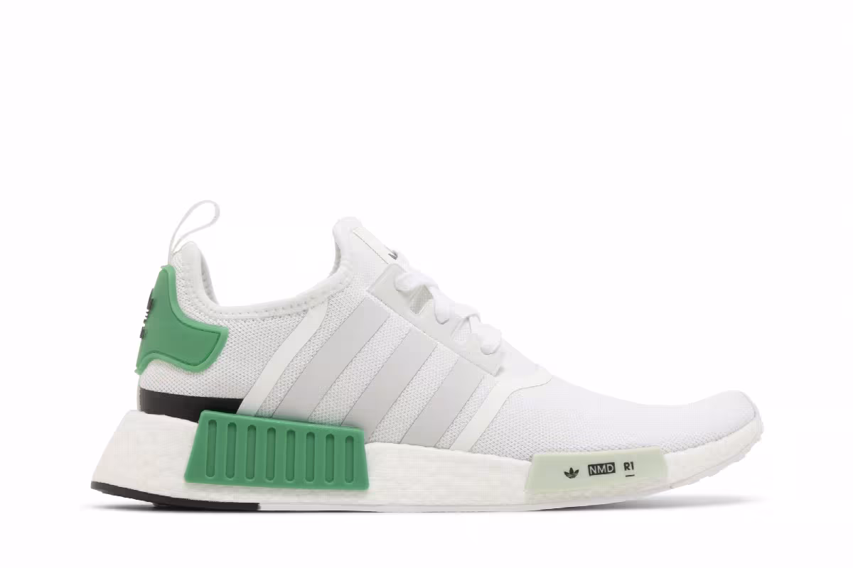 adidas NMD_R1 White Green, view 2