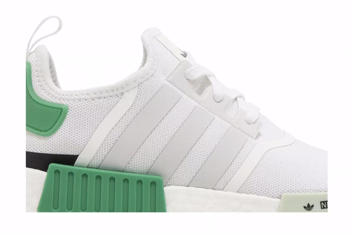 adidas NMD_R1 White Green, view 3