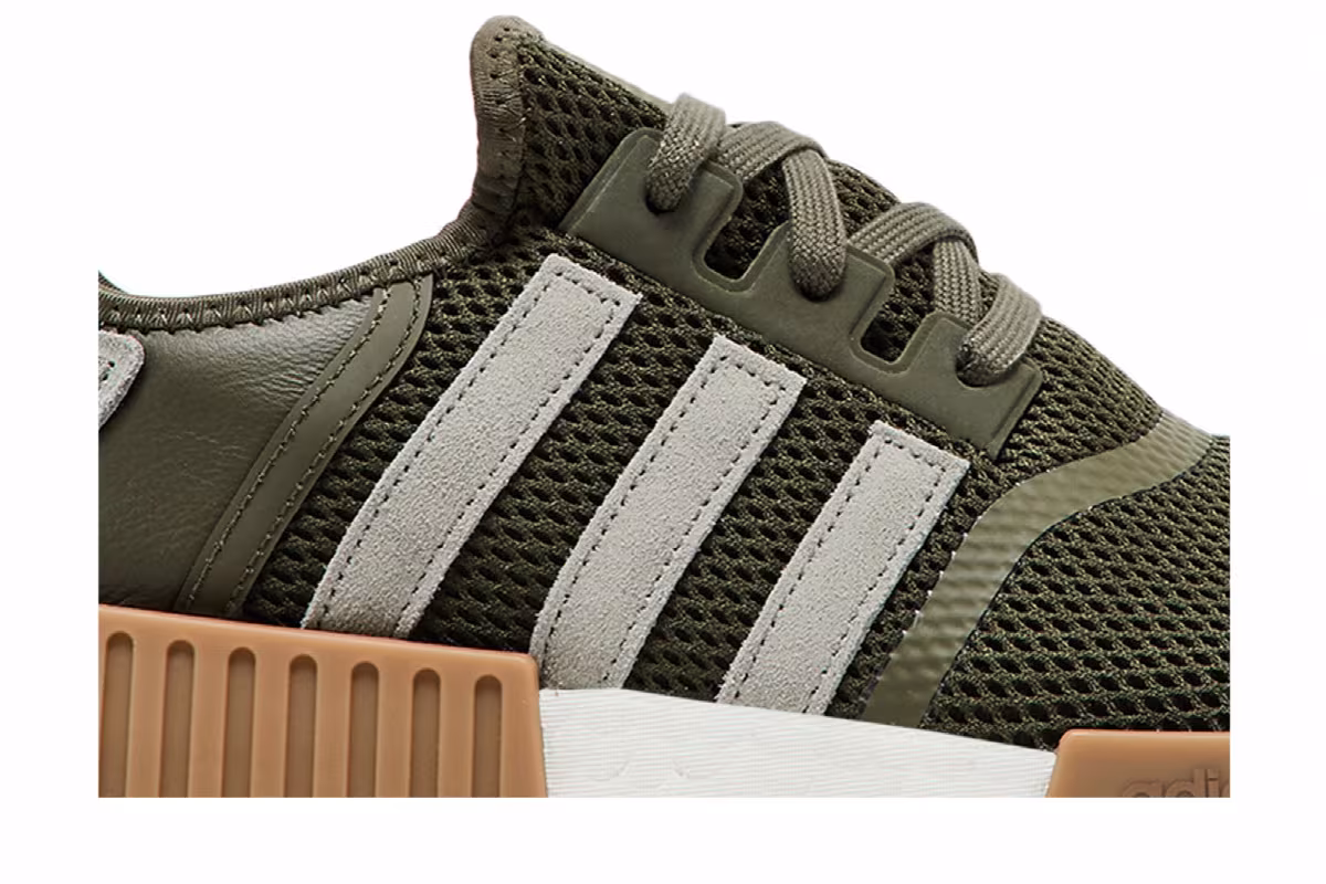 adidas NMD_R1 Olive Strata Silver Pebble, view 3