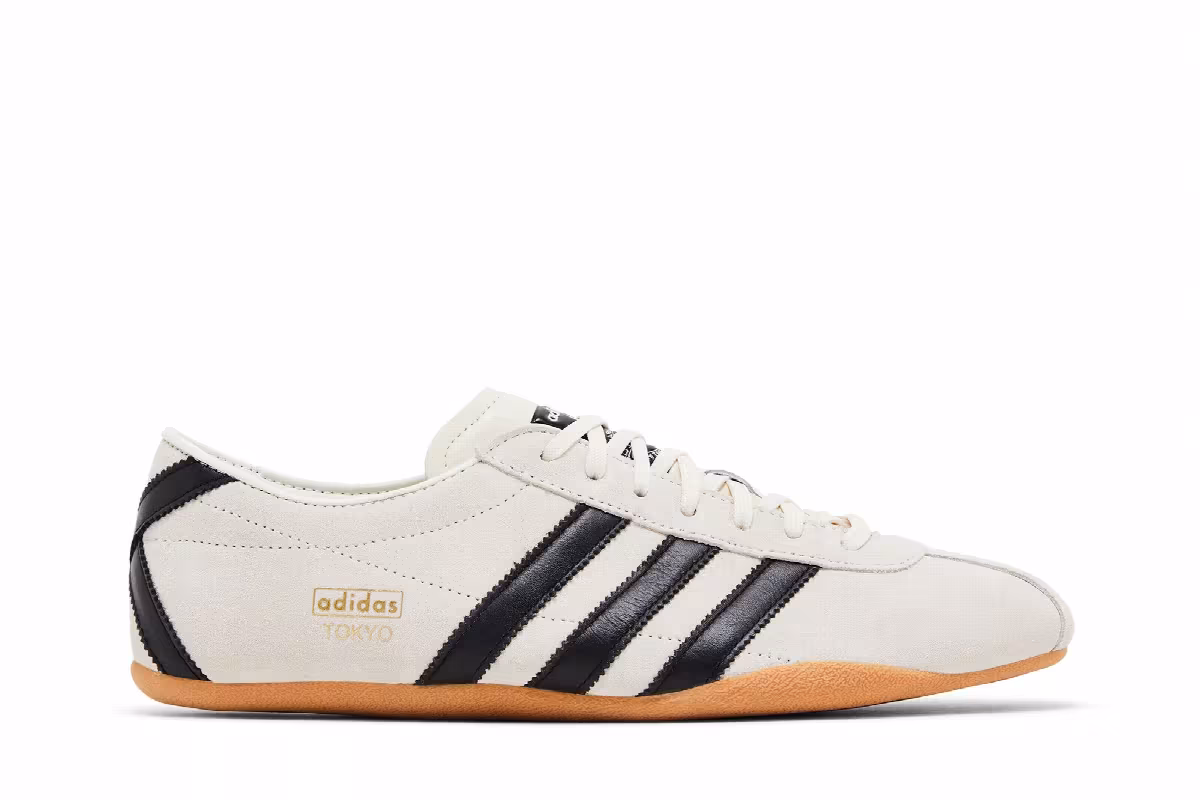 adidas Women's Tokyo Off White Black Gum, view 2
