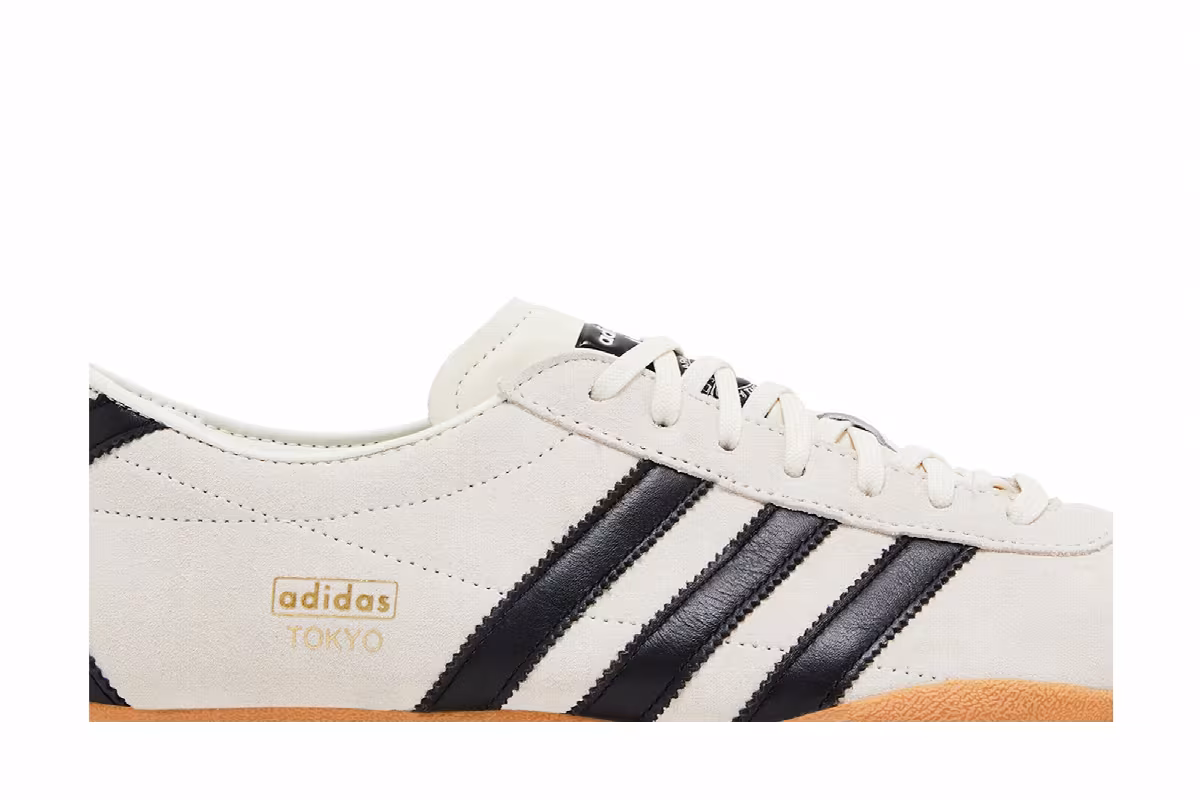 adidas Women's Tokyo Off White Black Gum, view 3