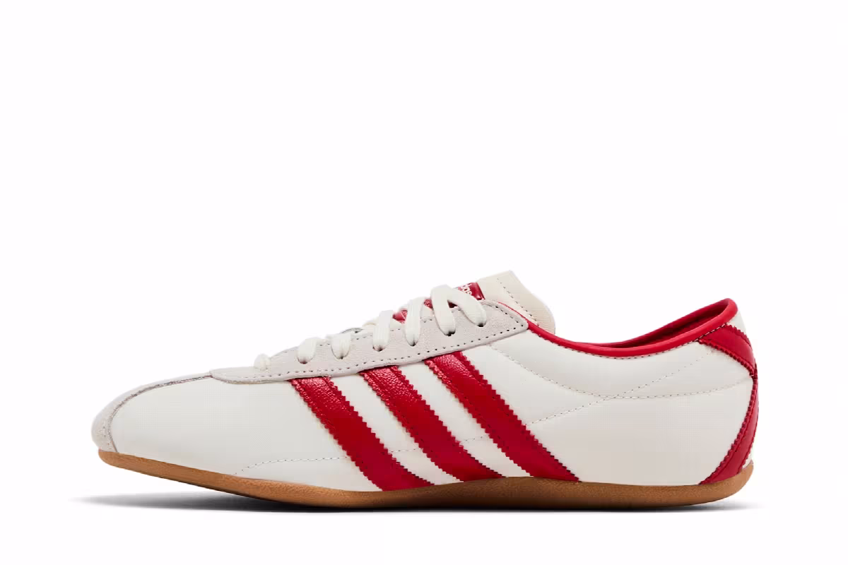 adidas Women's Tokyo Off White Scarlet, view 4