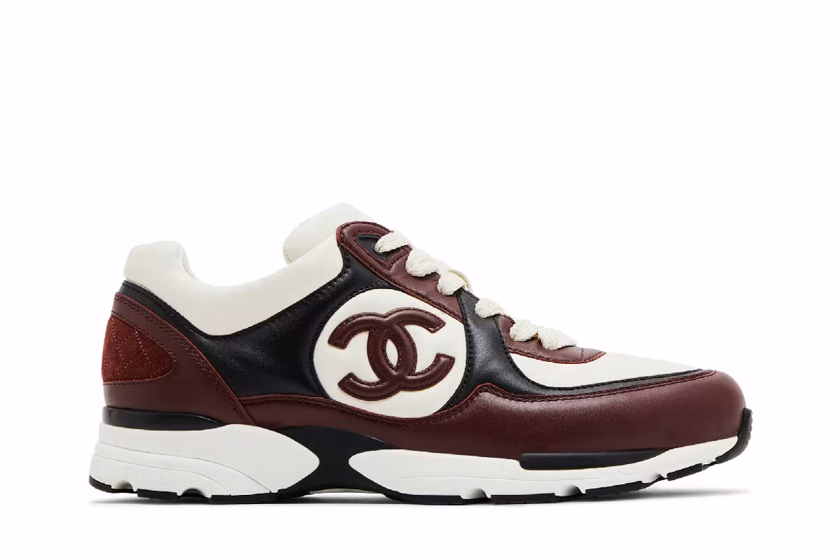 Chanel Sneaker Brown White Black, view 2