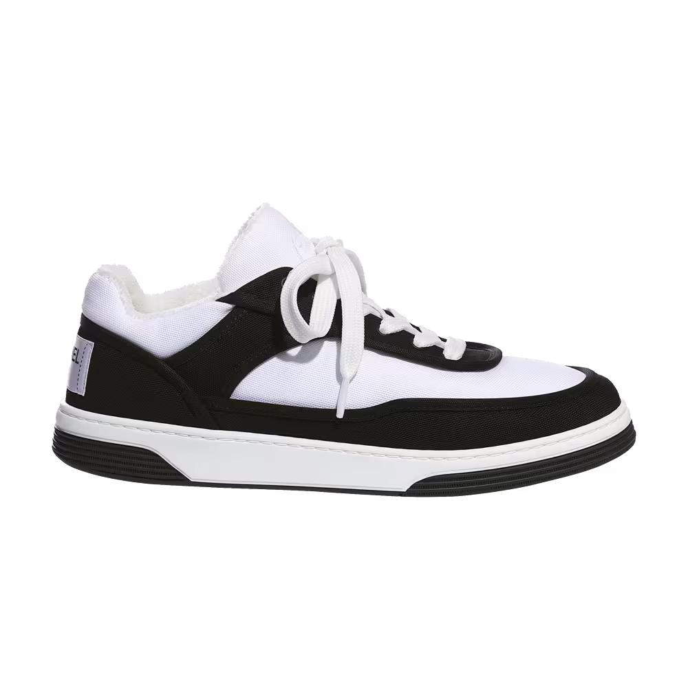 Chanel Trainers Low Black White