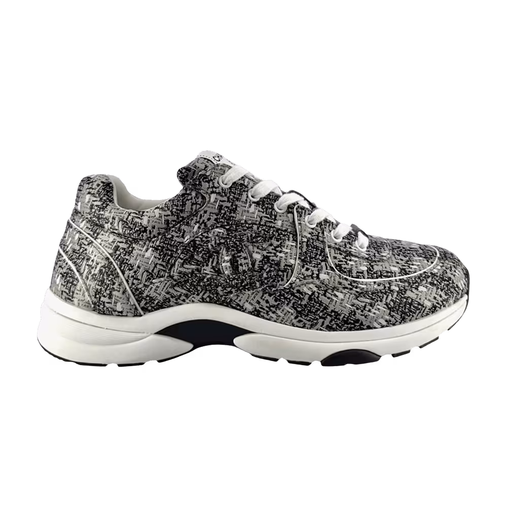 Chanel Women's Sport Runner Sneaker Grey Tweed