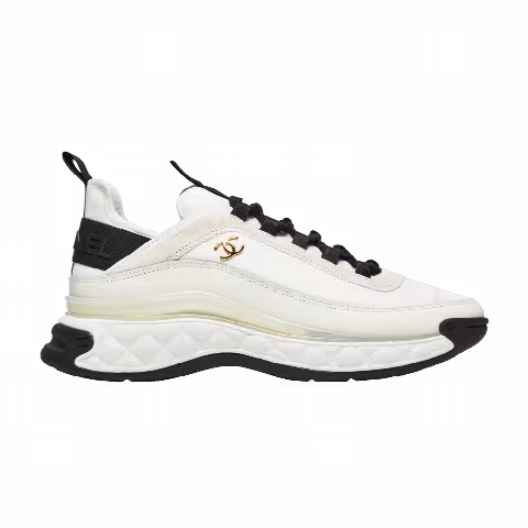 Chanel Wmns Velvet Calfskin & Mixed Fibers Sneaker 'Ivory'