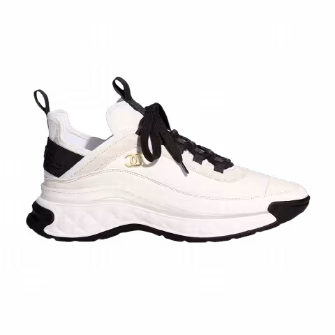 Chanel Velvet Calfskin & Mixed Fibers Sneaker 'Ivory'