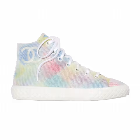 Chanel Wmns Printed Fabric Sneaker 'Pastel Multi-Color'