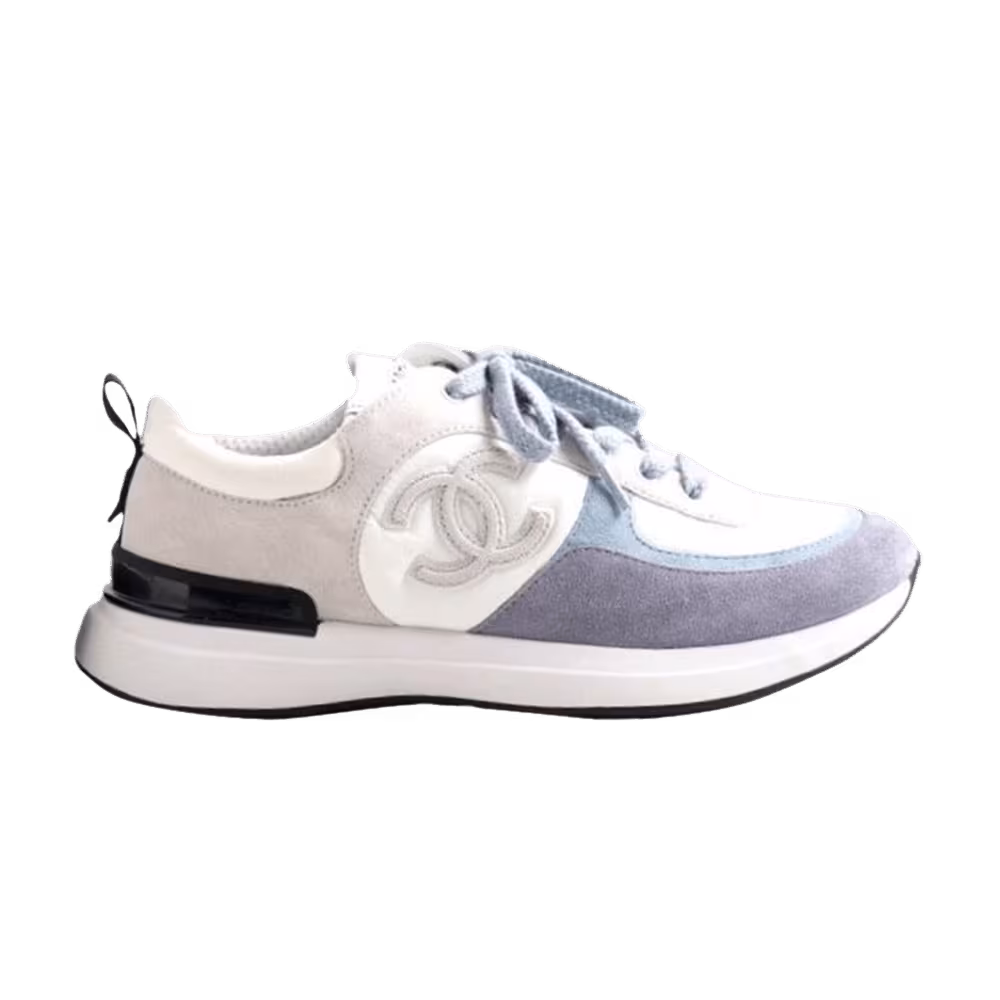 Chanel Women's Sneaker White Grey Blue