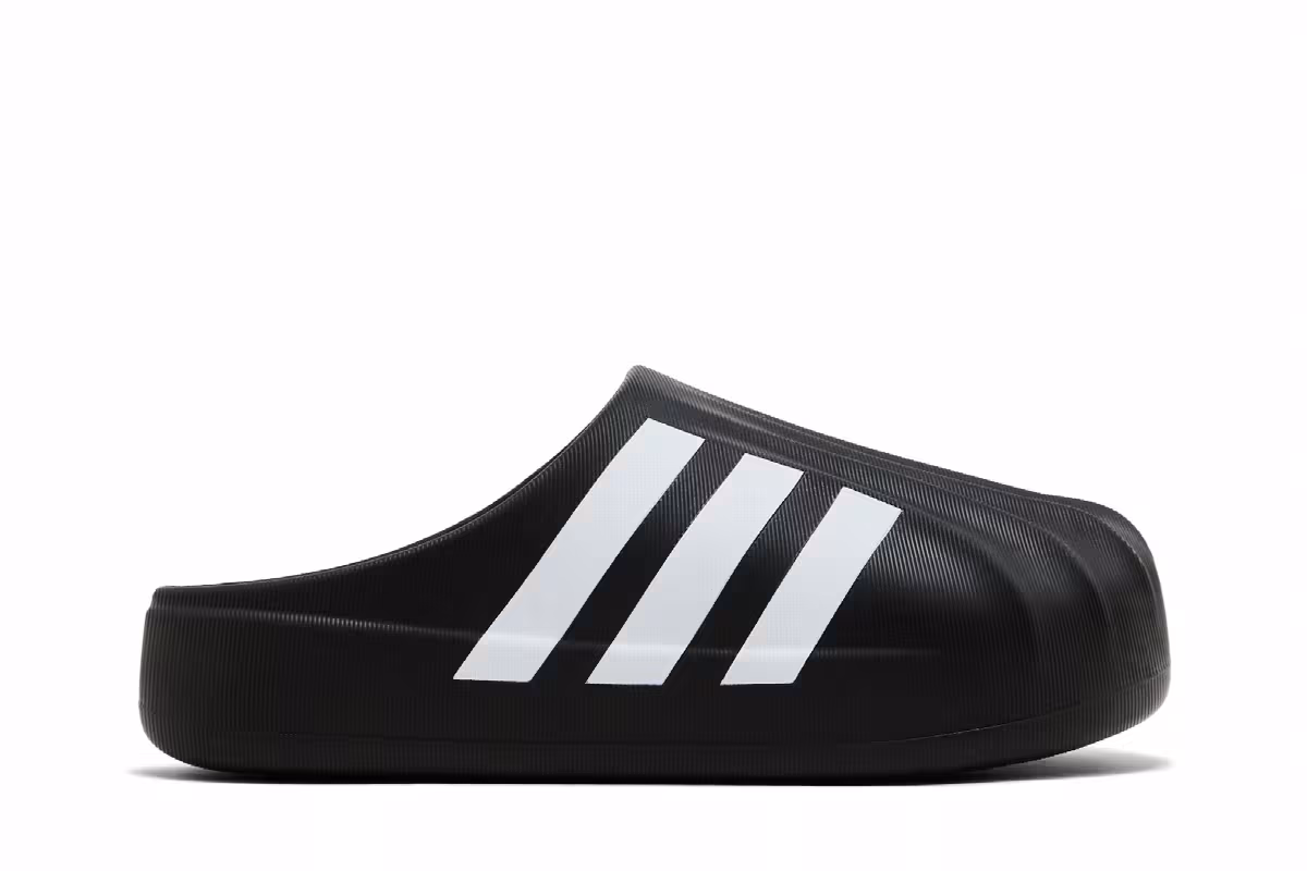 adidas adiFOM Superstar Mule Black White, view 2