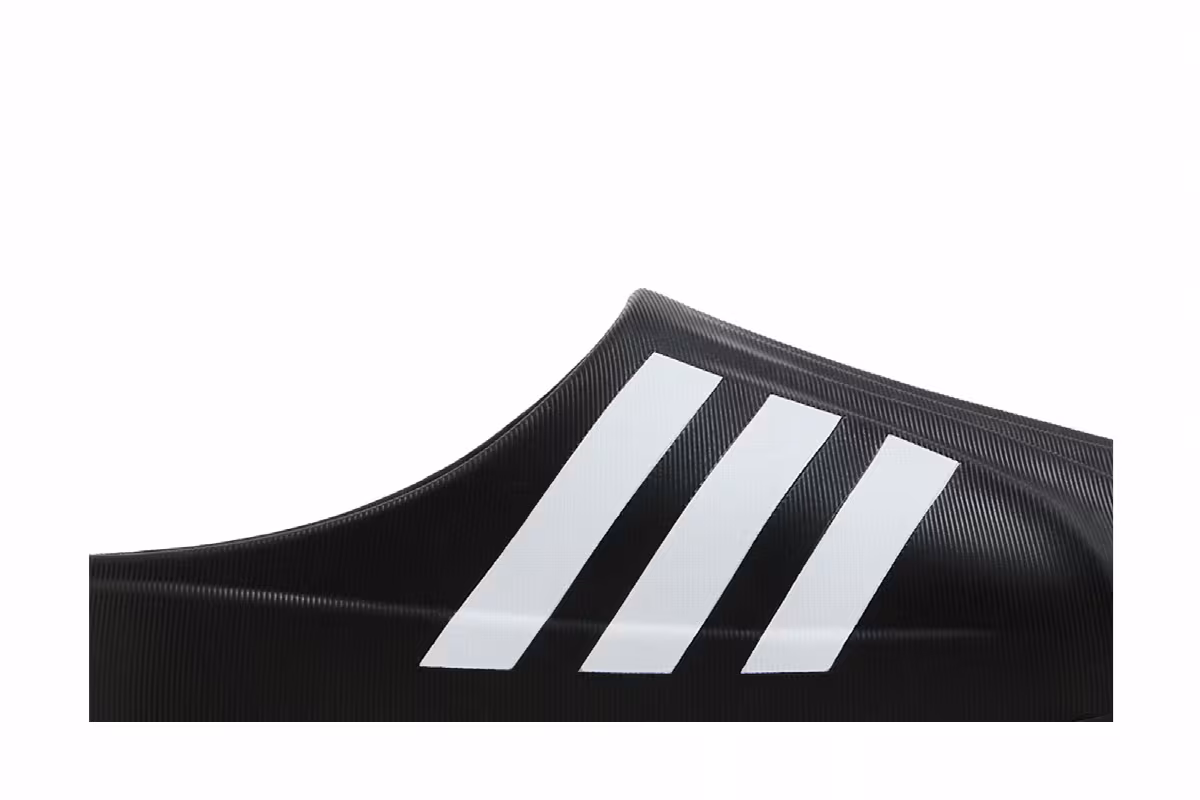 adidas adiFOM Superstar Mule Black White, view 3