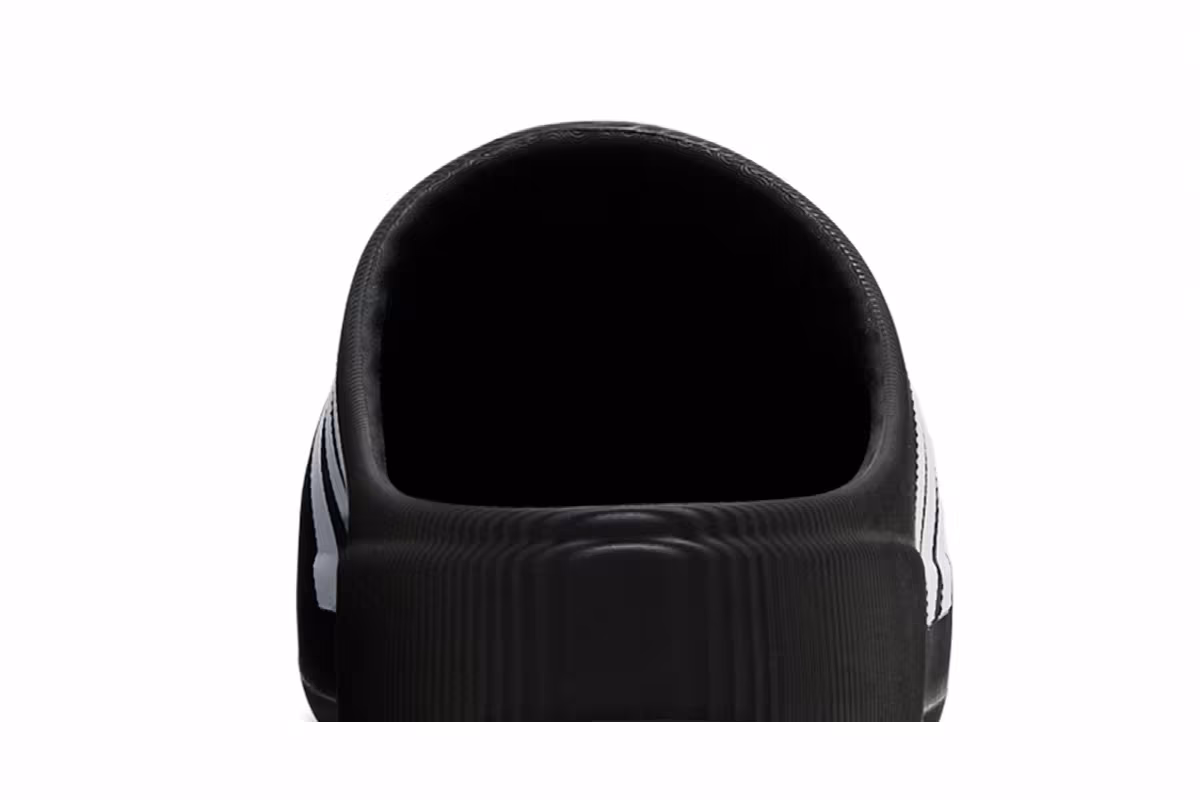 adidas adiFOM Superstar Mule Black White, view 8