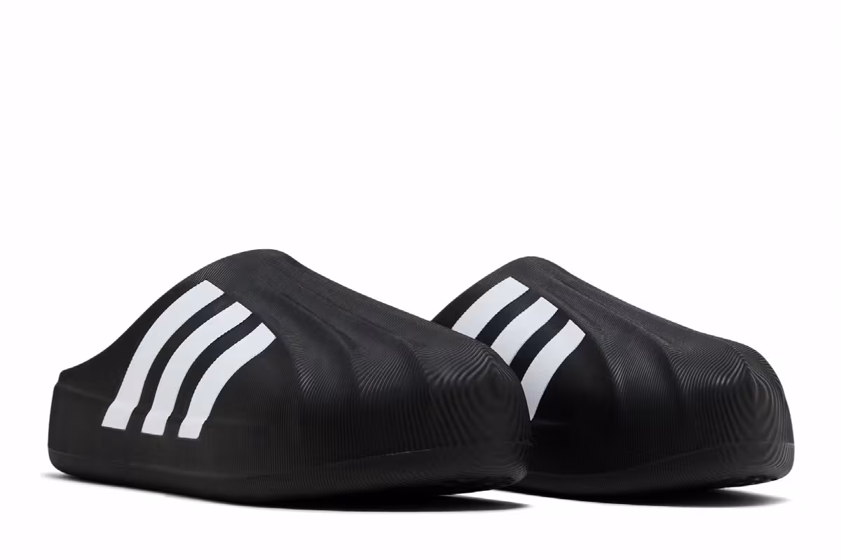 adidas adiFOM Superstar Mule Black White, view 9