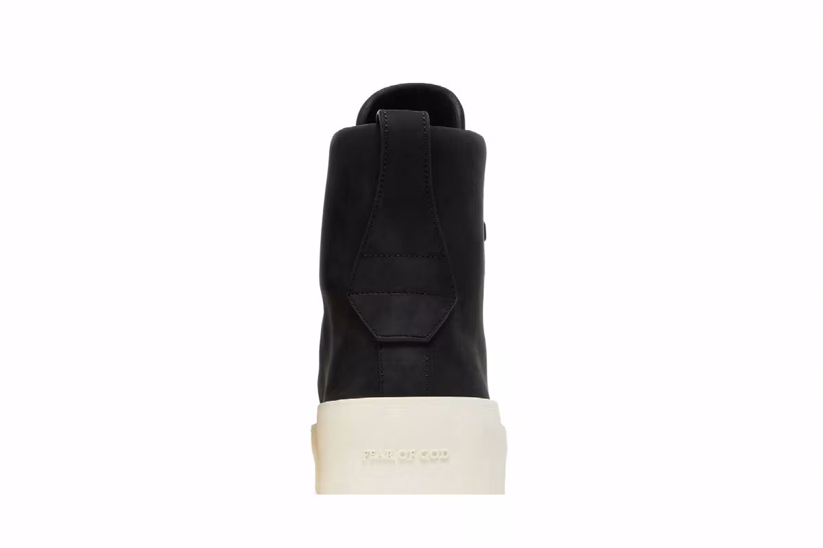 FEAR OF GOD Hiking Nubuck Leather Lace-Up Black, view 8