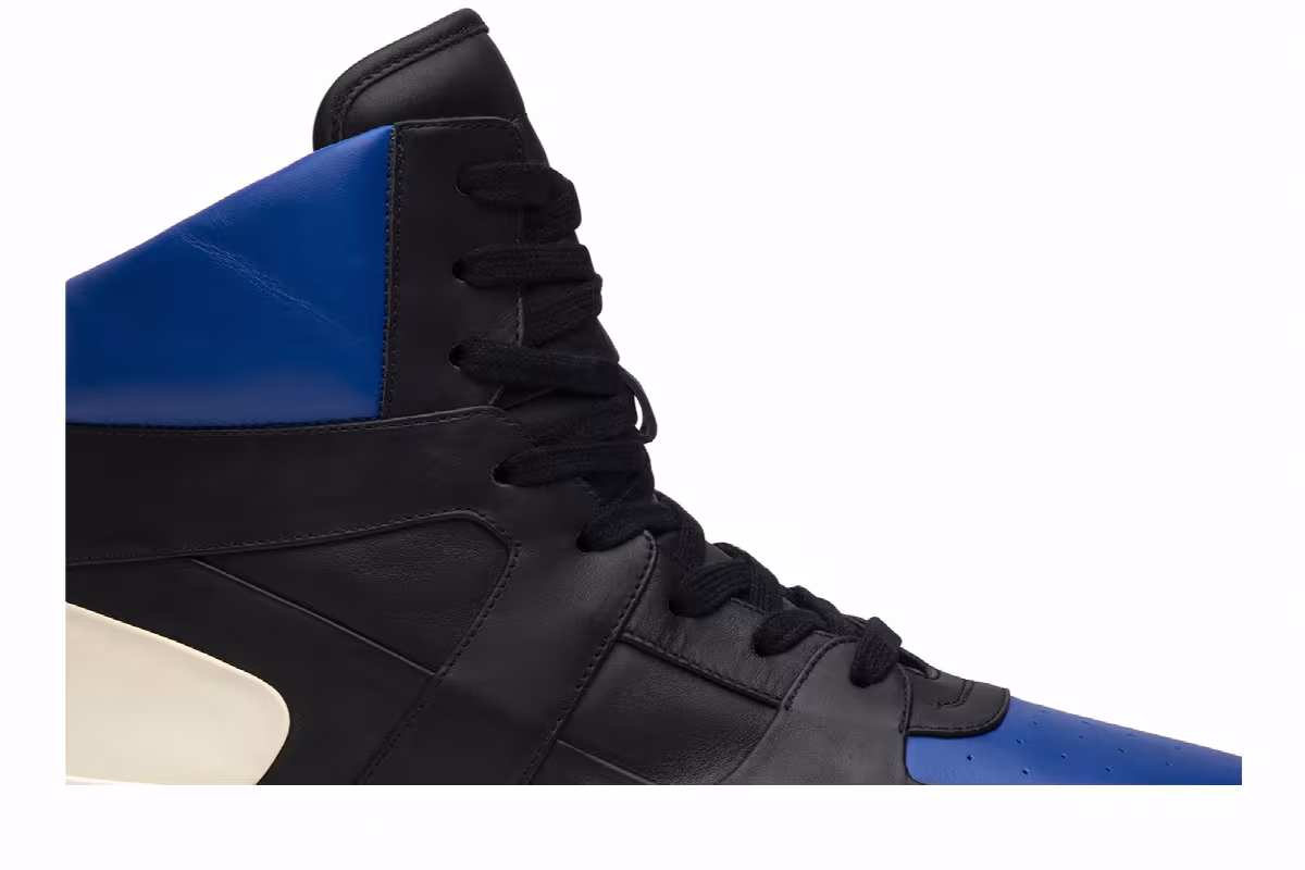 Fear of God Basketball Sneaker Black Blue, view 3