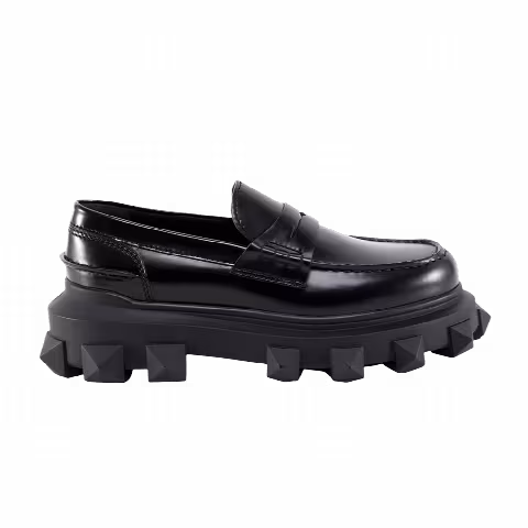 Valentino Trackstud Loafer 'Black'