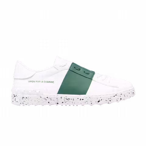 Valentino Open Sneaker 'Open For A Change - White Green'