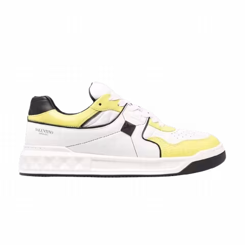 Valentino One Stud Low 'White Yellow'