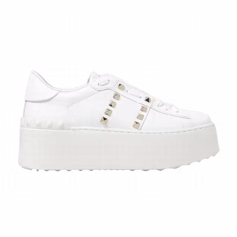 Valentino Wmns Rockstud Platform 'Untitled - White'