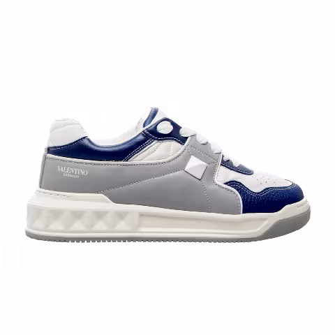 Valentino One Stud Low 'White Grey Blue'