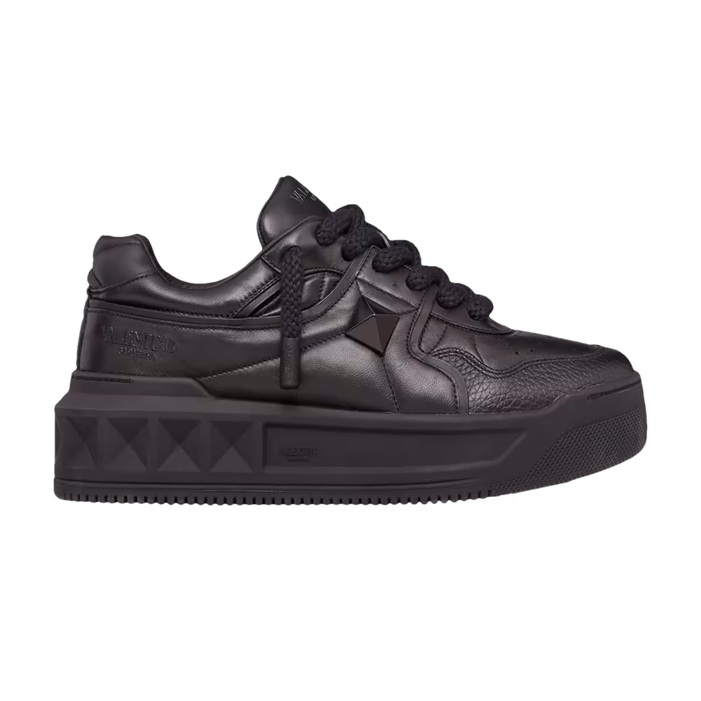 Valentino One Stud XL Low Black