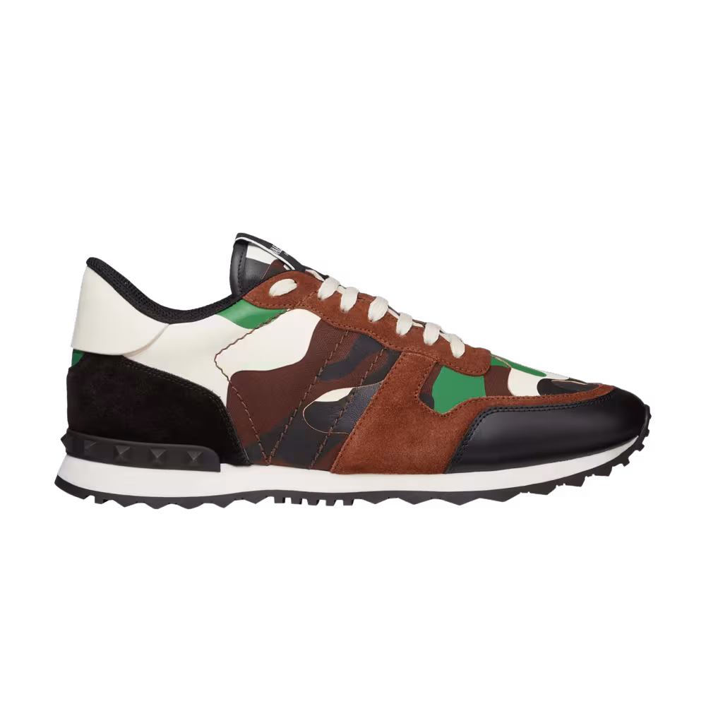 Valentino Rockrunner Brown Green Camo