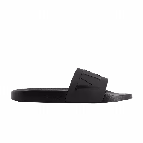 Valentino VLTN Rubber Slider 'Triple Black'
