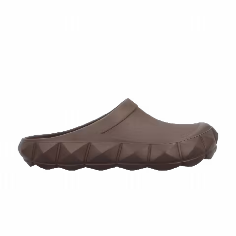 Valentino Roman Stud Turtle Rubber Clog 'Fondant'