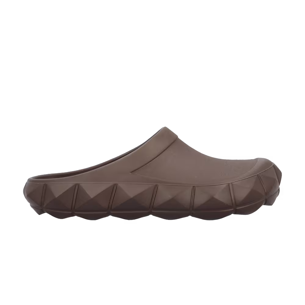 Valentino Roman Stud Turtle Rubber Clog Fondant