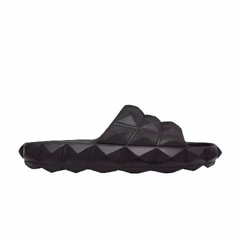 Valentino Rubber Wmns Roman Stud Turtle Slider 'Black'