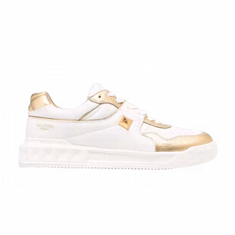Valentino One Stud Low 'White Brass'