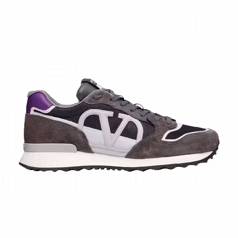 Valentino V Logo Pace Sneaker 'Dark Brown Purple'