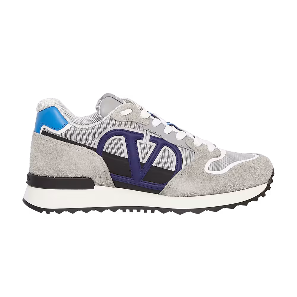 Valentino V Logo Pace Sneaker Grey Blue
