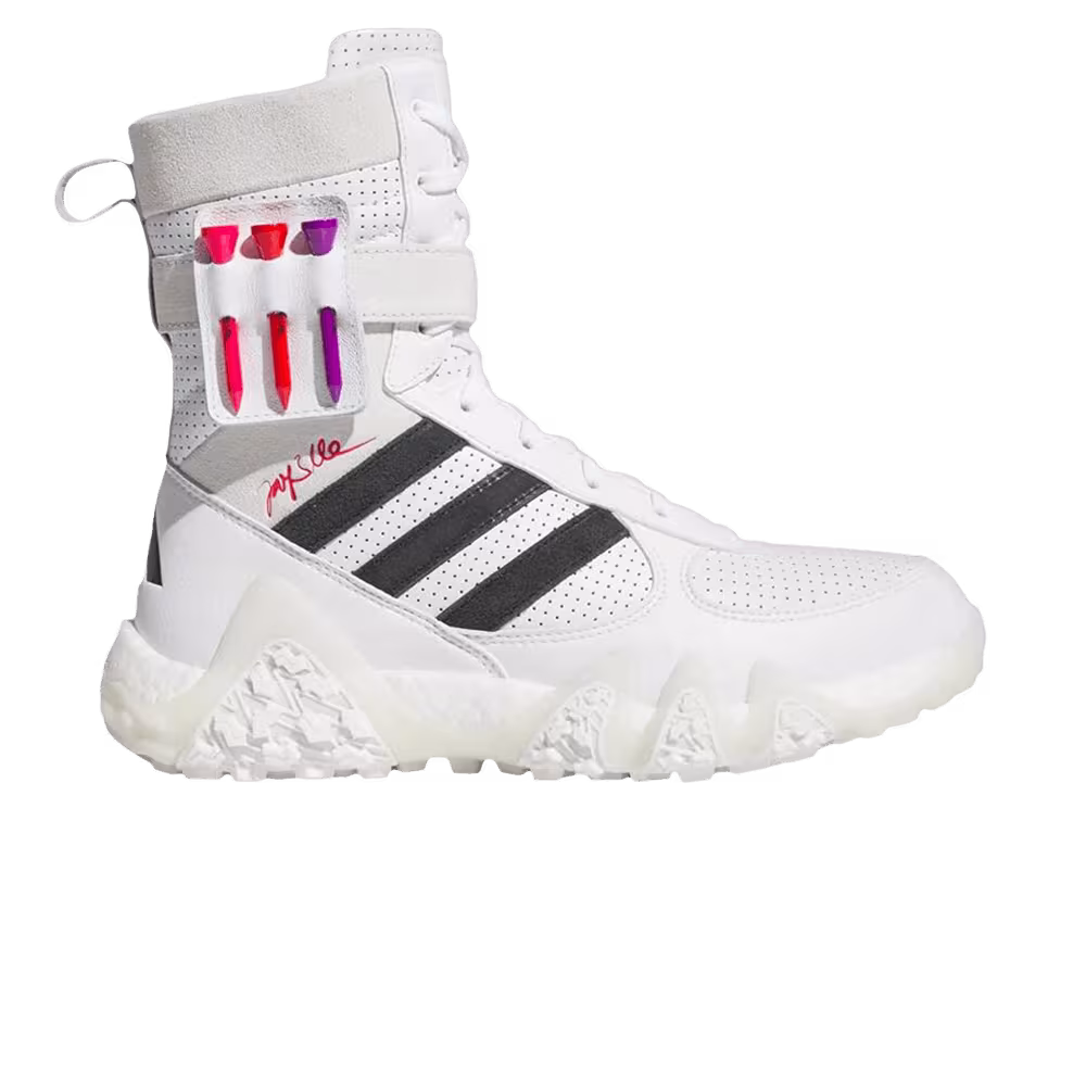 Jay3lle x adidas Women's CodeChaos Boot Spikeless Golf White Black