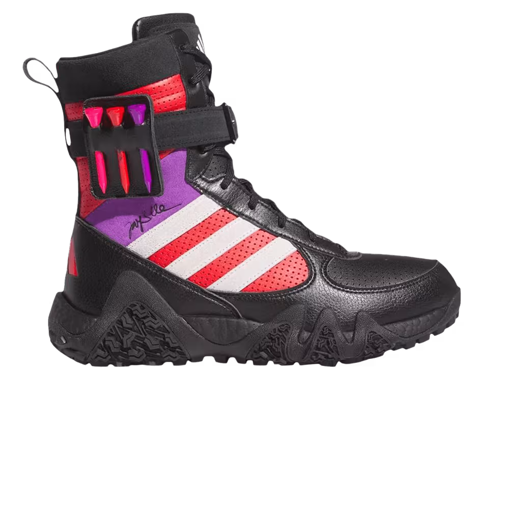 Jay3lle x adidas Women's CodeChaos Boot Spikeless Golf Black White Red