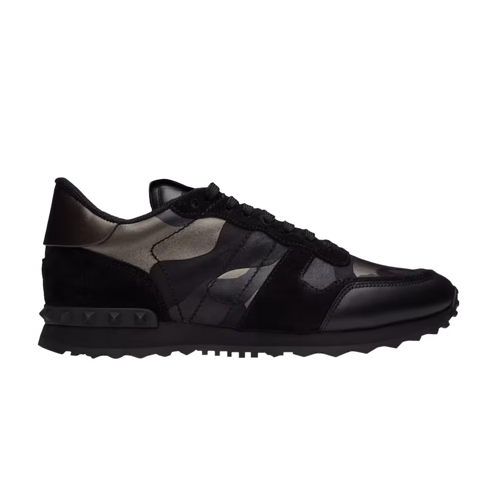 Valentino Rockrunner Black Metallic Camo