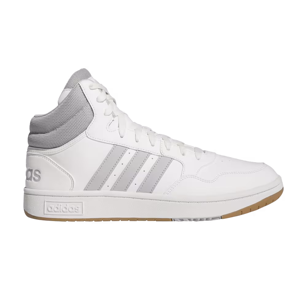 Adidas Hoops 3.0 Mid White Grey Gum
