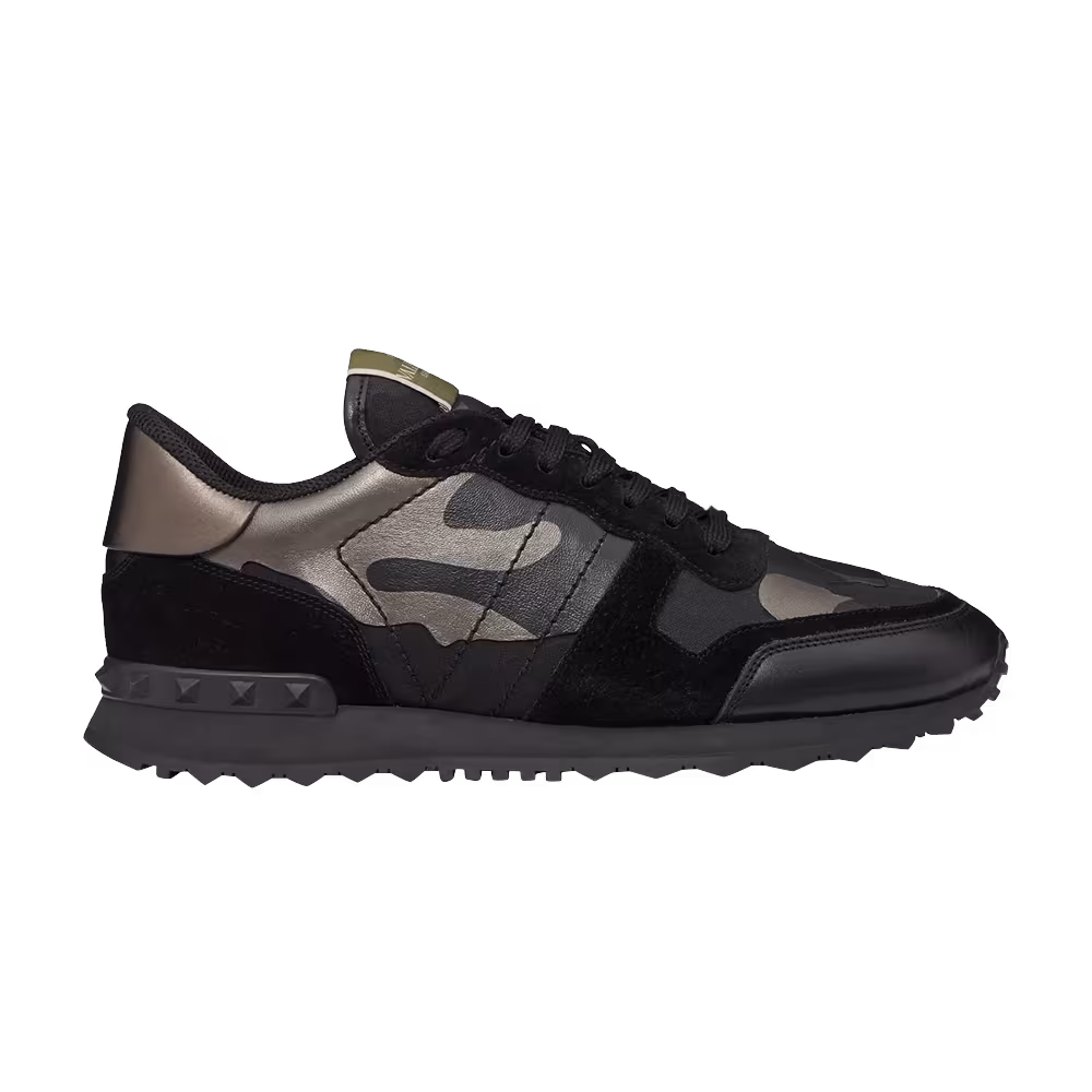Valentino Rockrunner Camouflage Noir Metallic