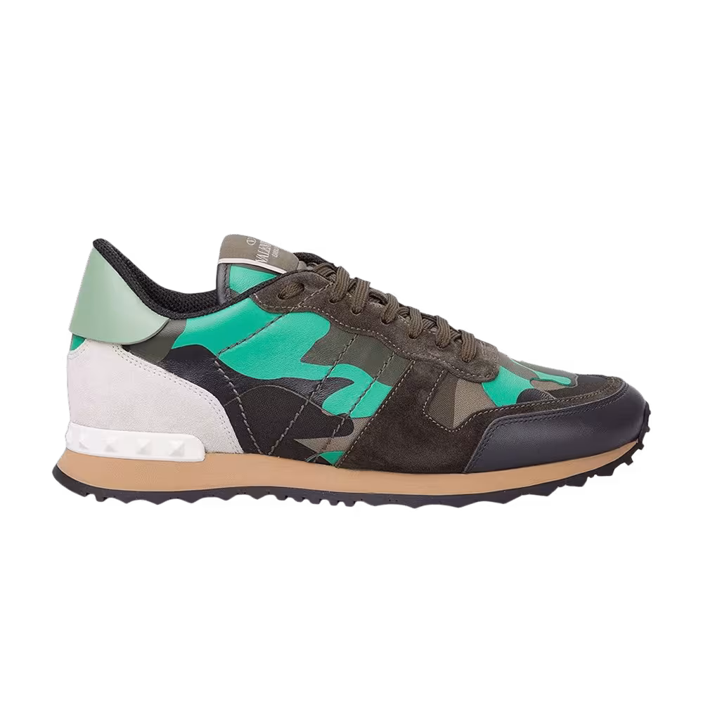 Valentino Rockrunner Green Camo