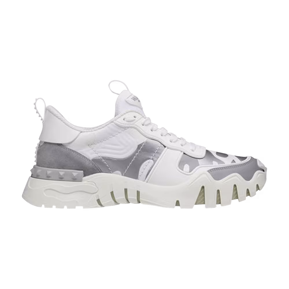 Valentino Rockrunner Plus Camo - White Silver