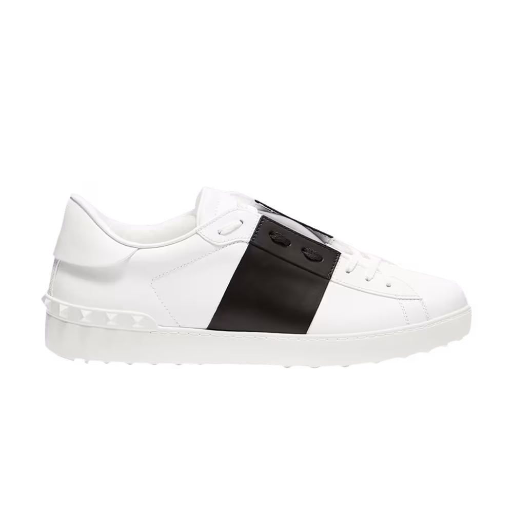 Valentino Open Low White Black