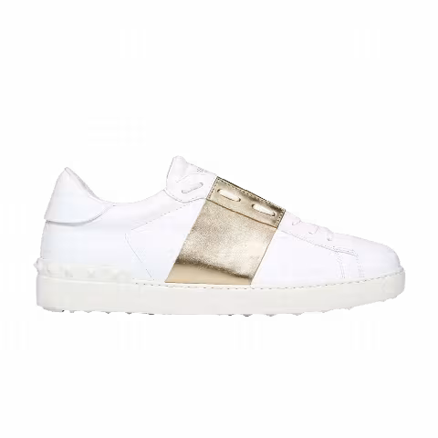Valentino Open Sneaker 'Platinum Metallic Band'