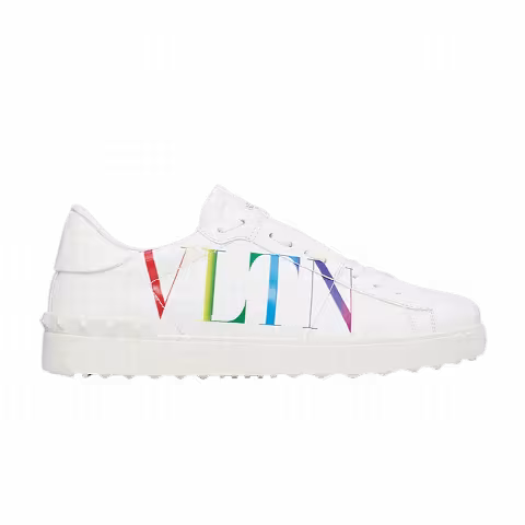 Valentino Open Sneaker 'Logo Print - White Multi'