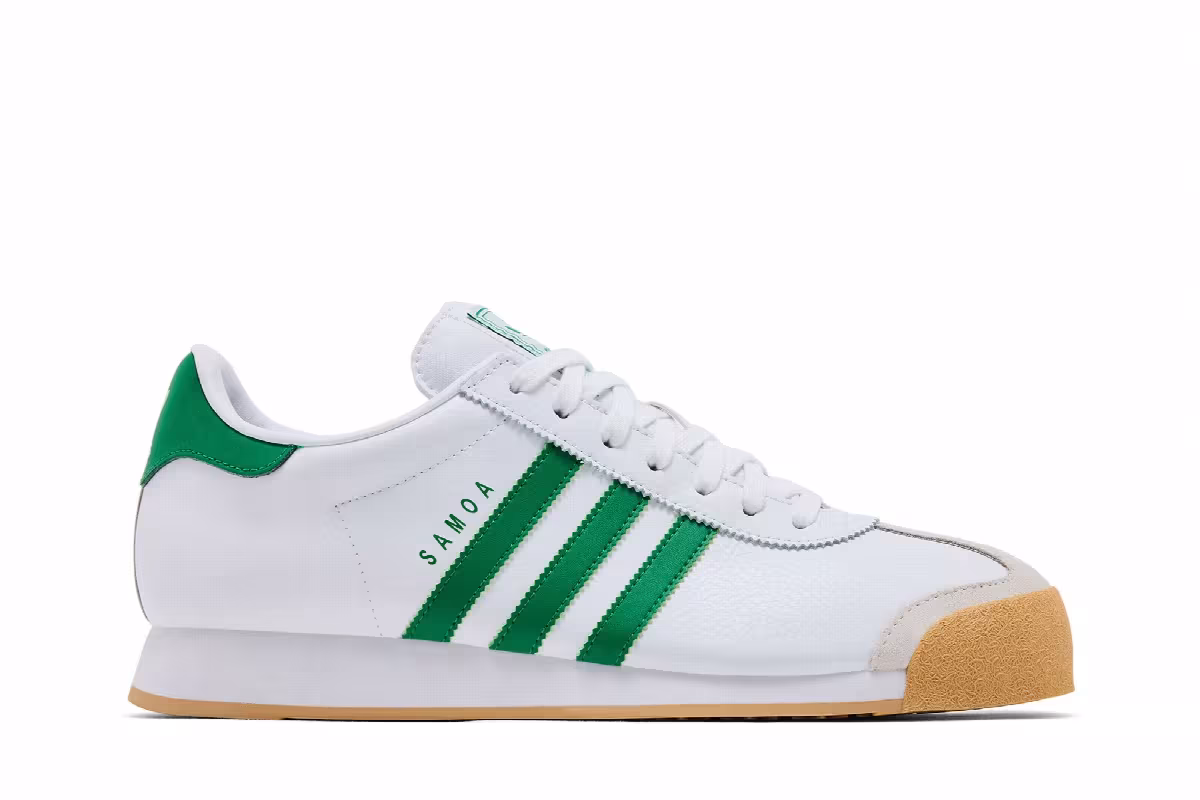 adidas Samoa White Green, view 2