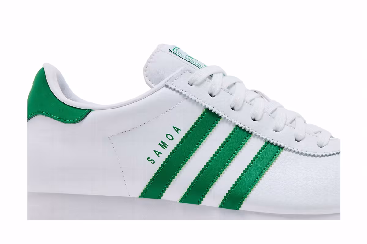 adidas Samoa White Green, view 3
