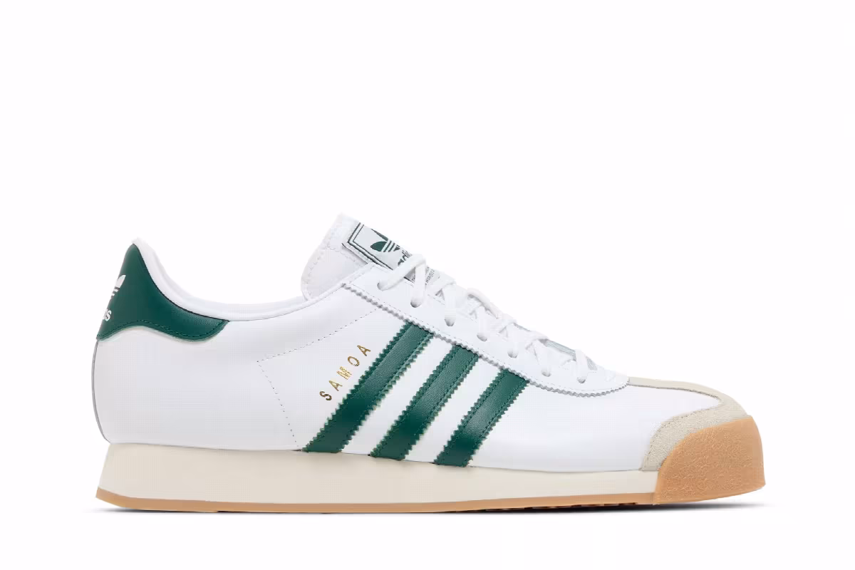 Adidas Samoa White Collegiate Green, view 2
